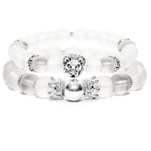 Handcrafted custom designer frost men's bracelet jewelry