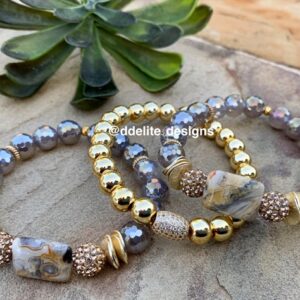 Handcrafted custom designer women's bracelet jewelry