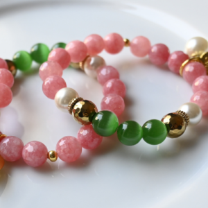 Salmon & Green Pearl AKA